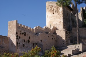 Castillo en Xàtiva y su torre