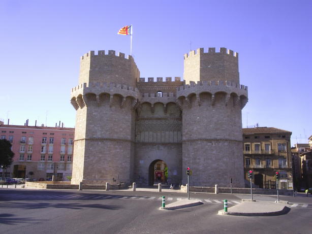 Torres serranos en Valencia Capital